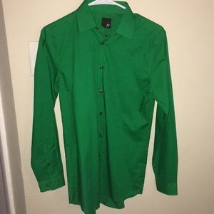 Small green J.Ferrar dress shirt